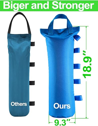 Miniatura 3 de Bolsas de arena extra grandes y resistentes de 120 libras para toldo desplegable Ez, tienda de campaña, glorieta al aire libre, refugio solar
