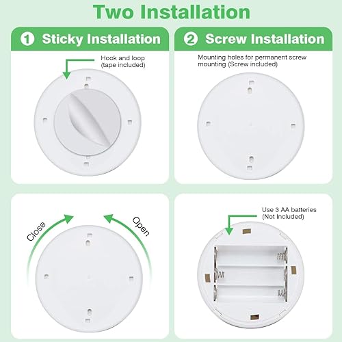 Miniatura 3 de Proyector LED inalámbrico RGB, luces de acento a pilas, luz de disco para interiores, luz vertical regulable con control remoto, blanco cálido de