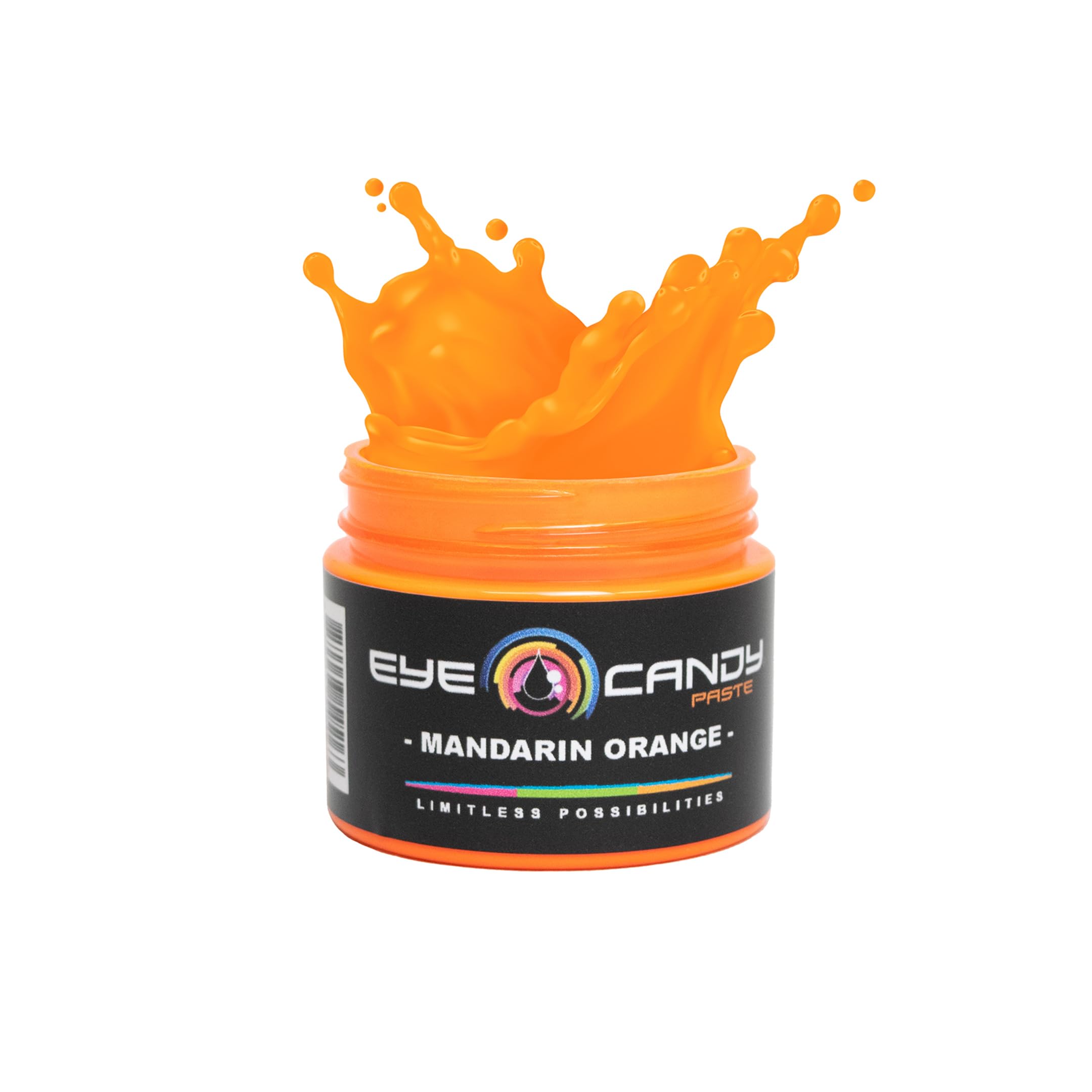 Eye Candy Orange Neon Pigment Paste Mandarin Orange (2 oz) | DIY Epoxy Resin Art Paste | Epoxy, Resin Art, Tumblers, Pen Blanks (Mandarin Orange)