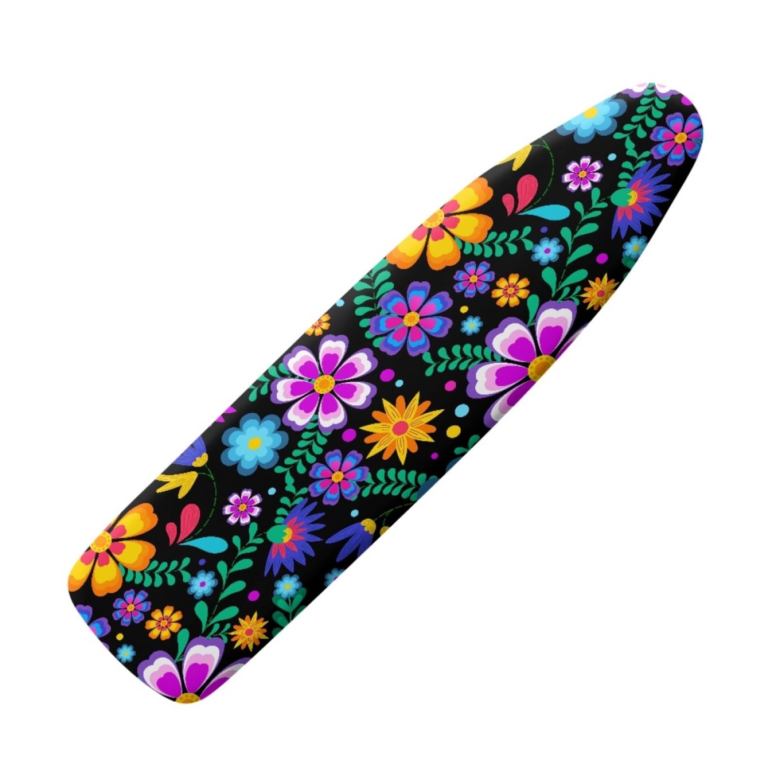 Ironing Board Covers Colorful Plants Iron Board Covers and Pad Thick Resist Scorching and Staining Thick Easy Fit Iron Cover Adjustable Elastic Rope Ironing Boards Cover 125x45cm
