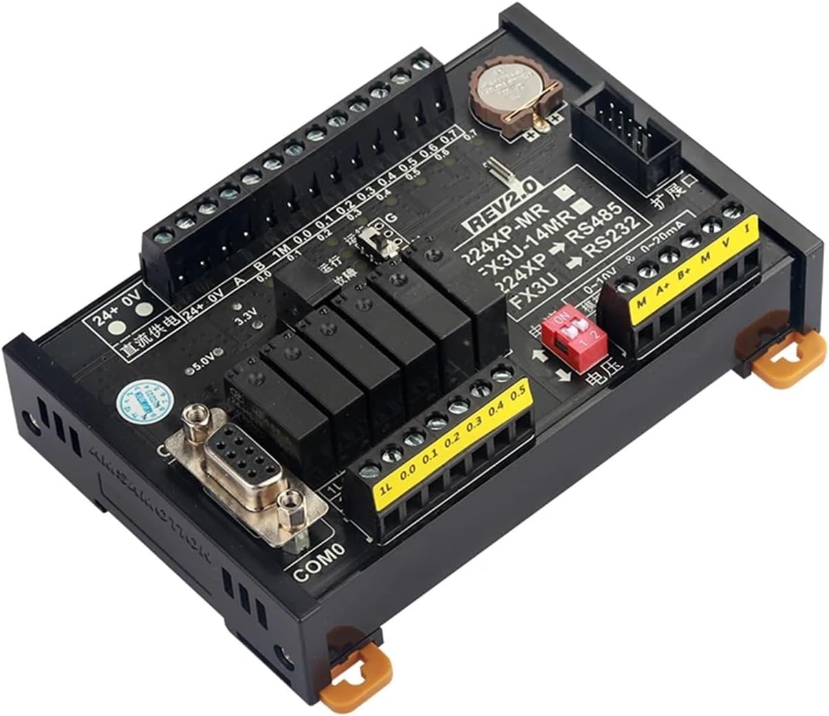 CPU224XP Relay Industrial Control Board Replace S7-200 Programmable Logic Controller 214-2BD23-0XB8 8I 6O 2I 2O