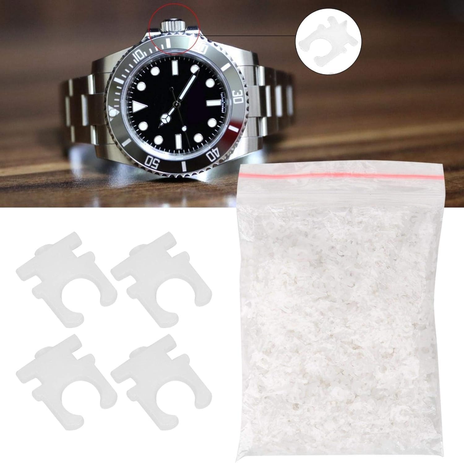 clip on watch stainless‎ steel Time components ltd japan battery NIP batttery Amazon.com: JOREST Watch Battery Replacement Kit, Watch Back  main image 4
