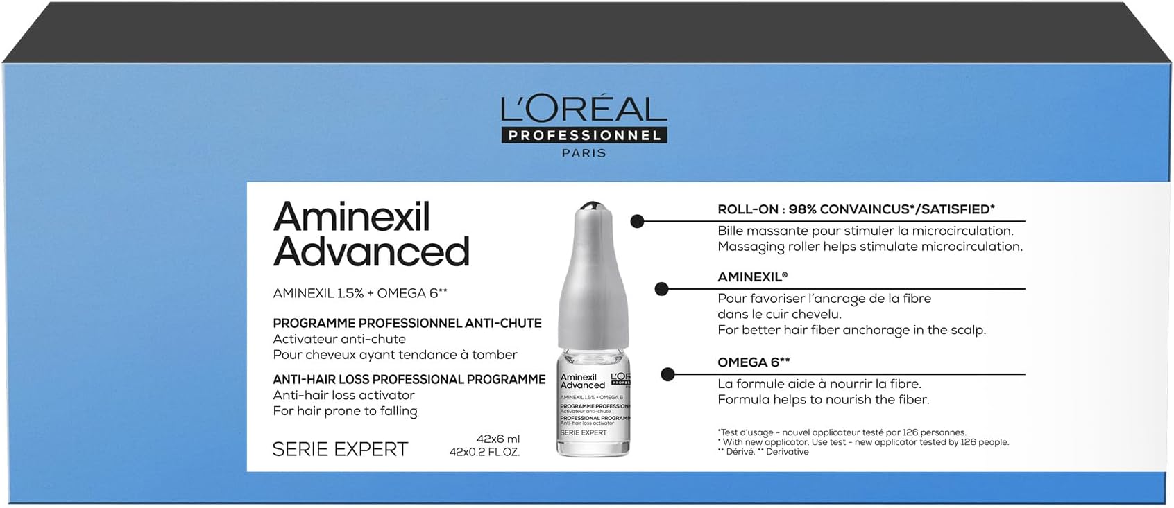 L'Oreal Professionnel Aminexil Advanced Professional Treatment, 42x6ml