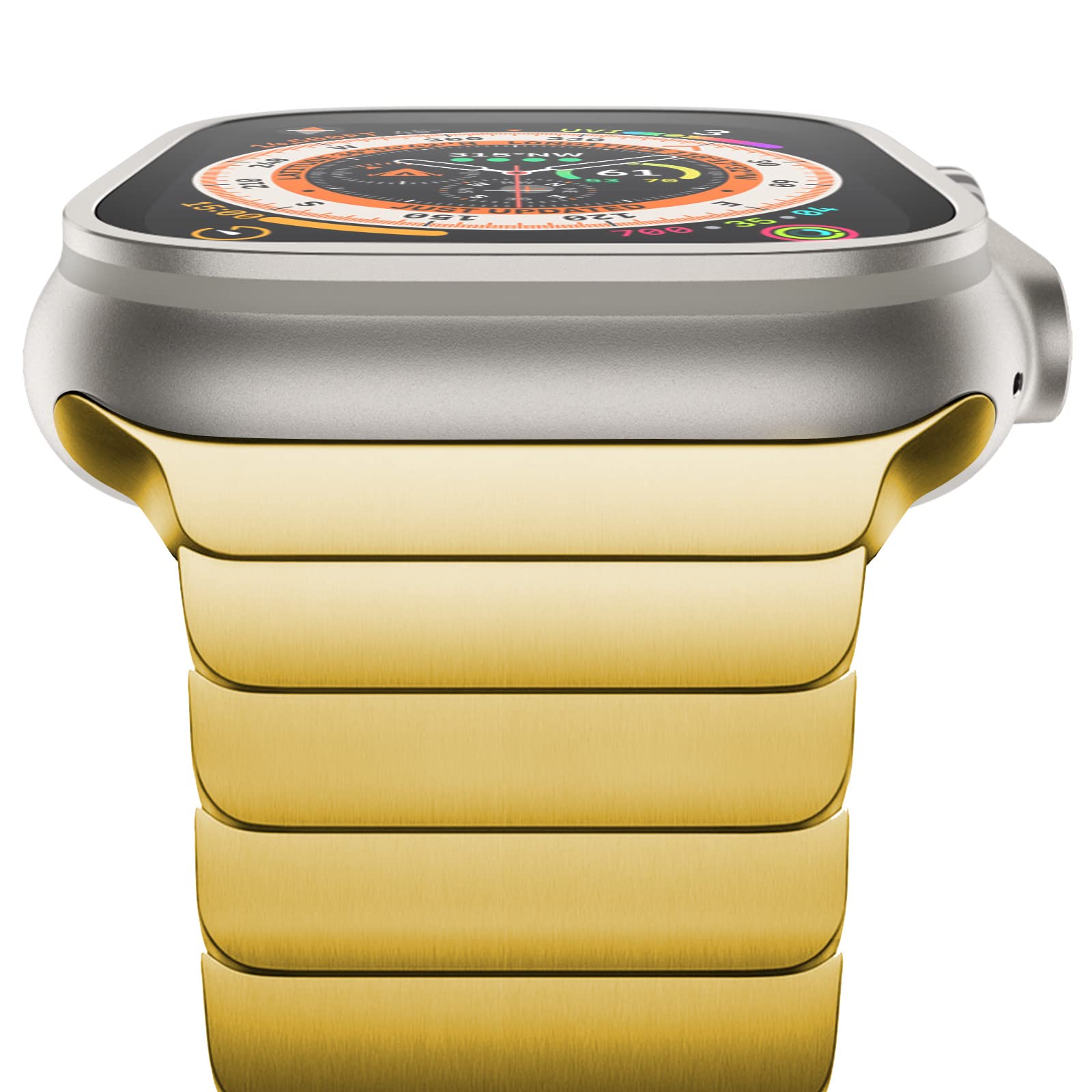 NewWays Bracelet à maillons compatible avec le bracelet Apple Watch