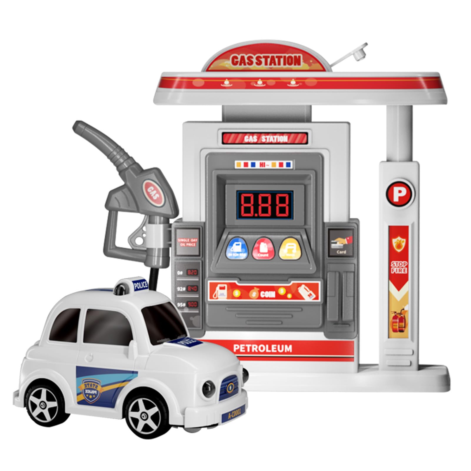 QUICK-START GAS STATION ブリキおもちゃ Amazon.co.jp: Car