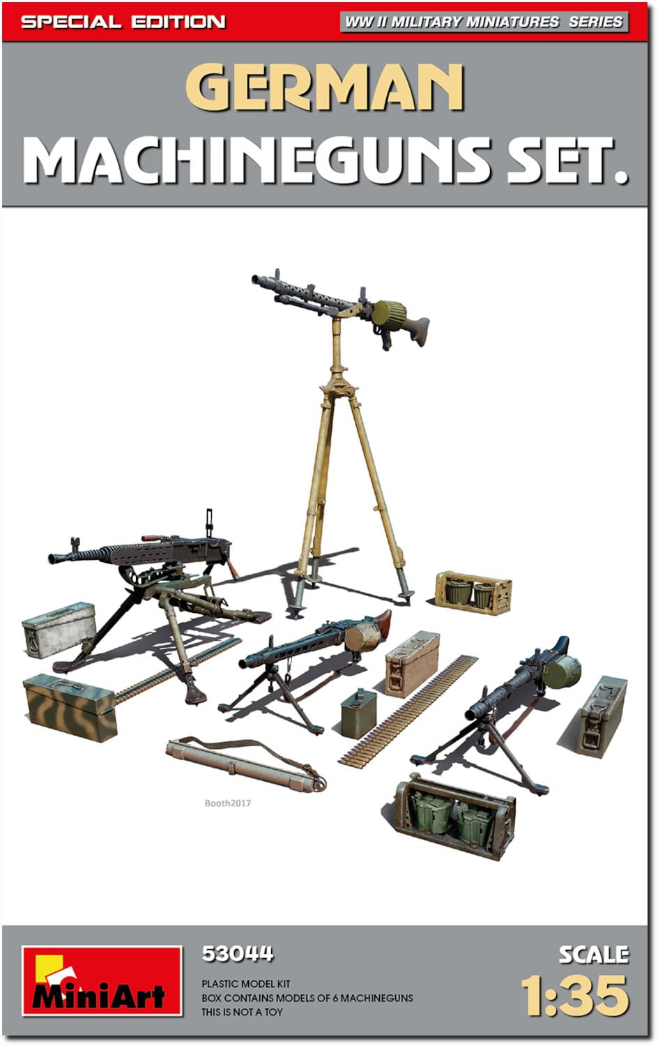 Miniart 1:35 - German Machine Guns Set, Spec Edition, Molded Color