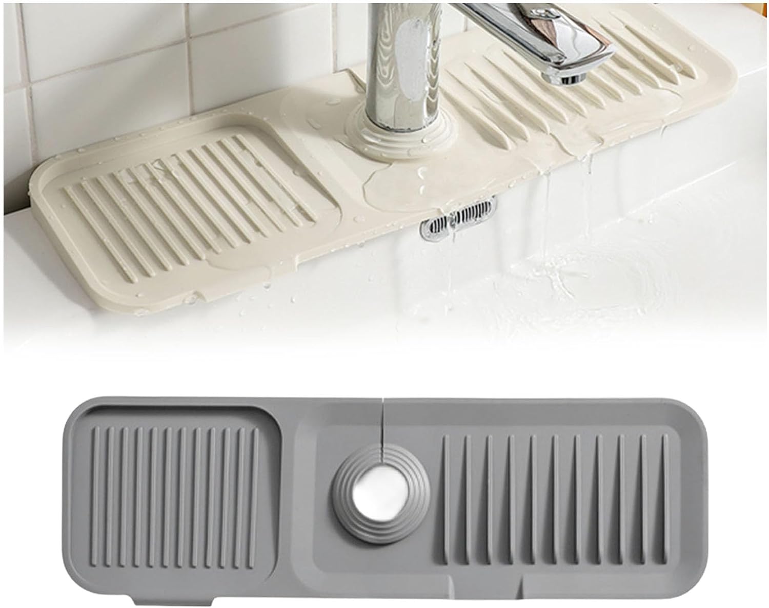 LQX Tidy Splash Faucet Guard & Draining Mat, Splendiday
