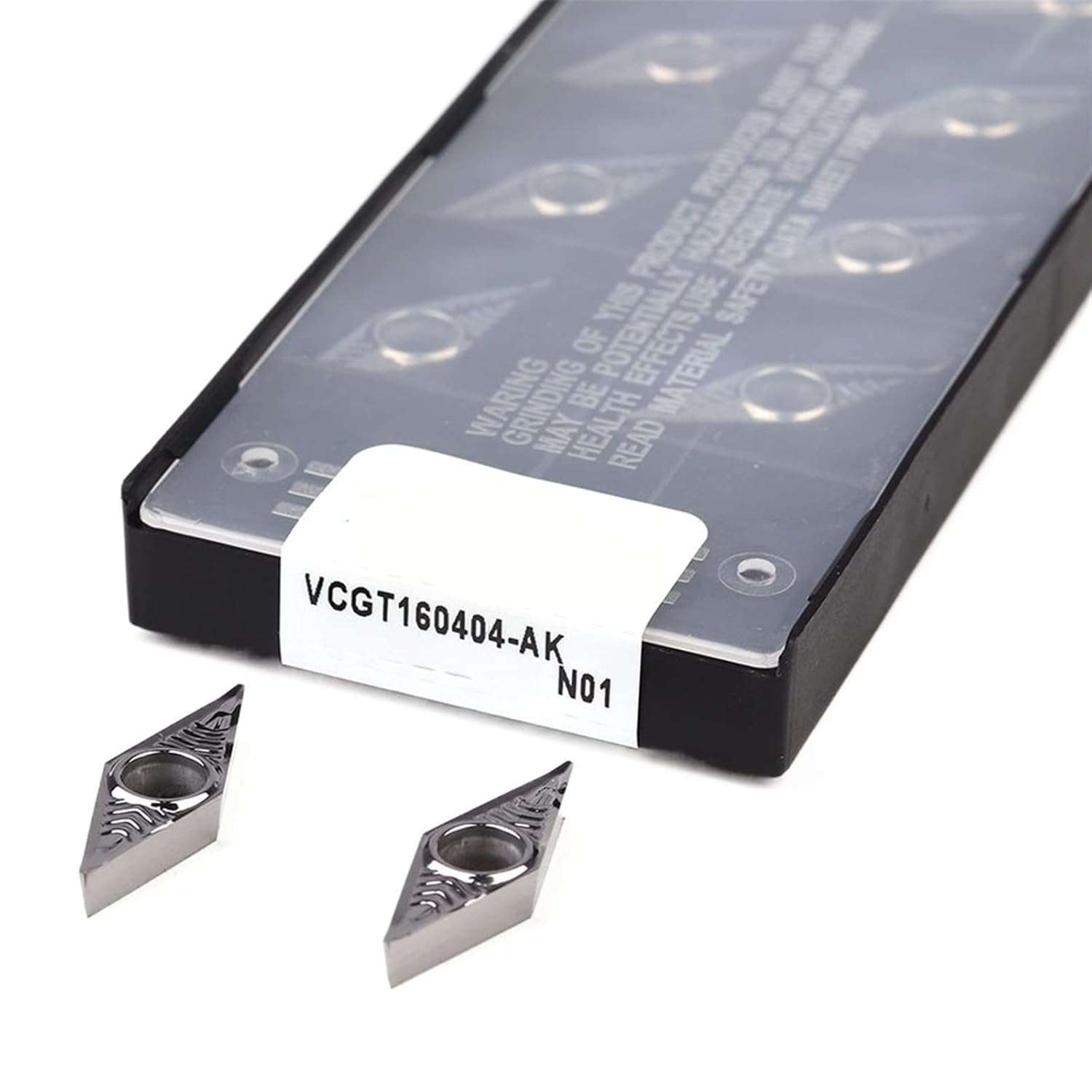 Indexable Carbide Lathe Tool VCGT160404-AK H01 Carbide CNC Lathe Turning Insert Cutting for Aluminum Blade