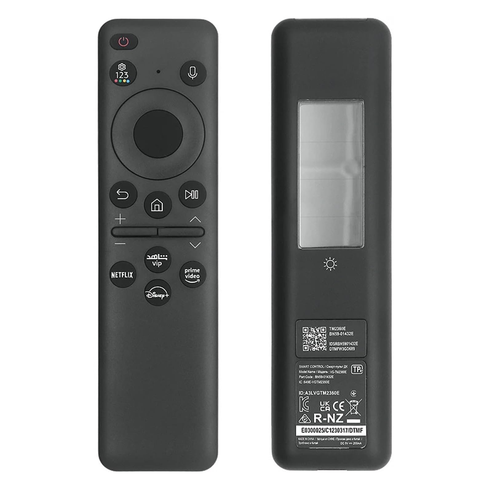 1 szt. Głos Bluetooth BN59-01432E Pilot na energię słoneczną do telewizora Smart TV, kompatybilny z serią Neo-qled 8k 4k