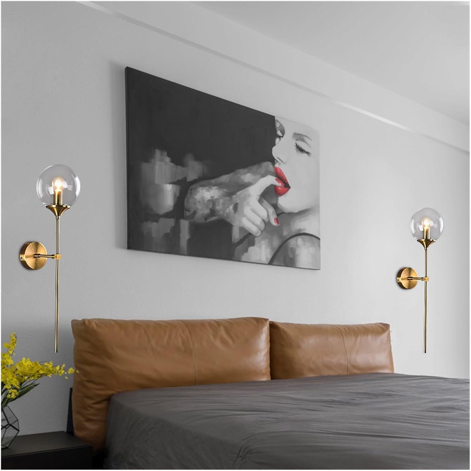 北欧ウォールランプ現代の Led ウォールランプリビングルームの寝室の家の装飾ベッドサイドの壁照明器具バスルームミラーライト 取り付