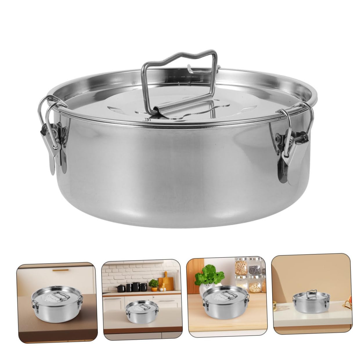 Toddmomy Accesorio Para Flanera Molde Con Tapa Para Hacer Flan y Hornear Pasteles