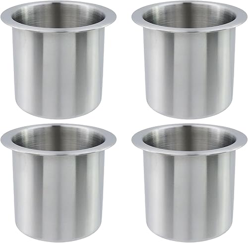 Miniatura 16 de Dnyta 4 piezas de 3.8 x 2.6 pulgadas de plástico negro para asiento de automóvil, soporte de vaso de repuesto para sofá, barco, camión, automóvil, 4