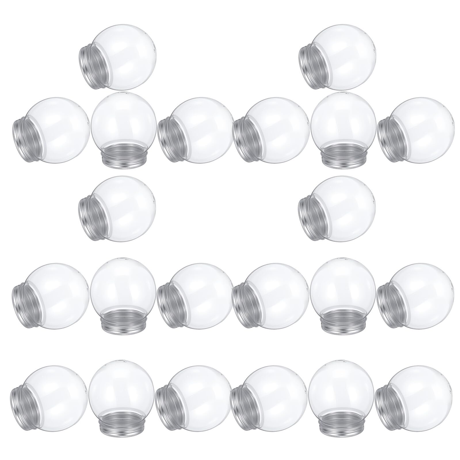 Bolas transparentes rellenables de alta resistencia con rosca de aluminio DECORNIJIA