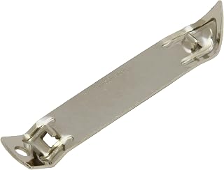 Chef Craft Iron Plated Bottle Opener & Can Tapper - Compact 4.25 Inch Durable Gray Tool for Camping Travel