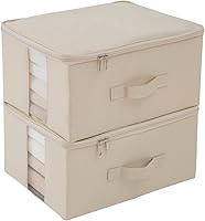 Vista 11 de Almacenamiento debajo de la cama con ventana transparente/tela resistente 600D, bolsas de almacenamiento debajo de la cama para ropa, ropa, manta