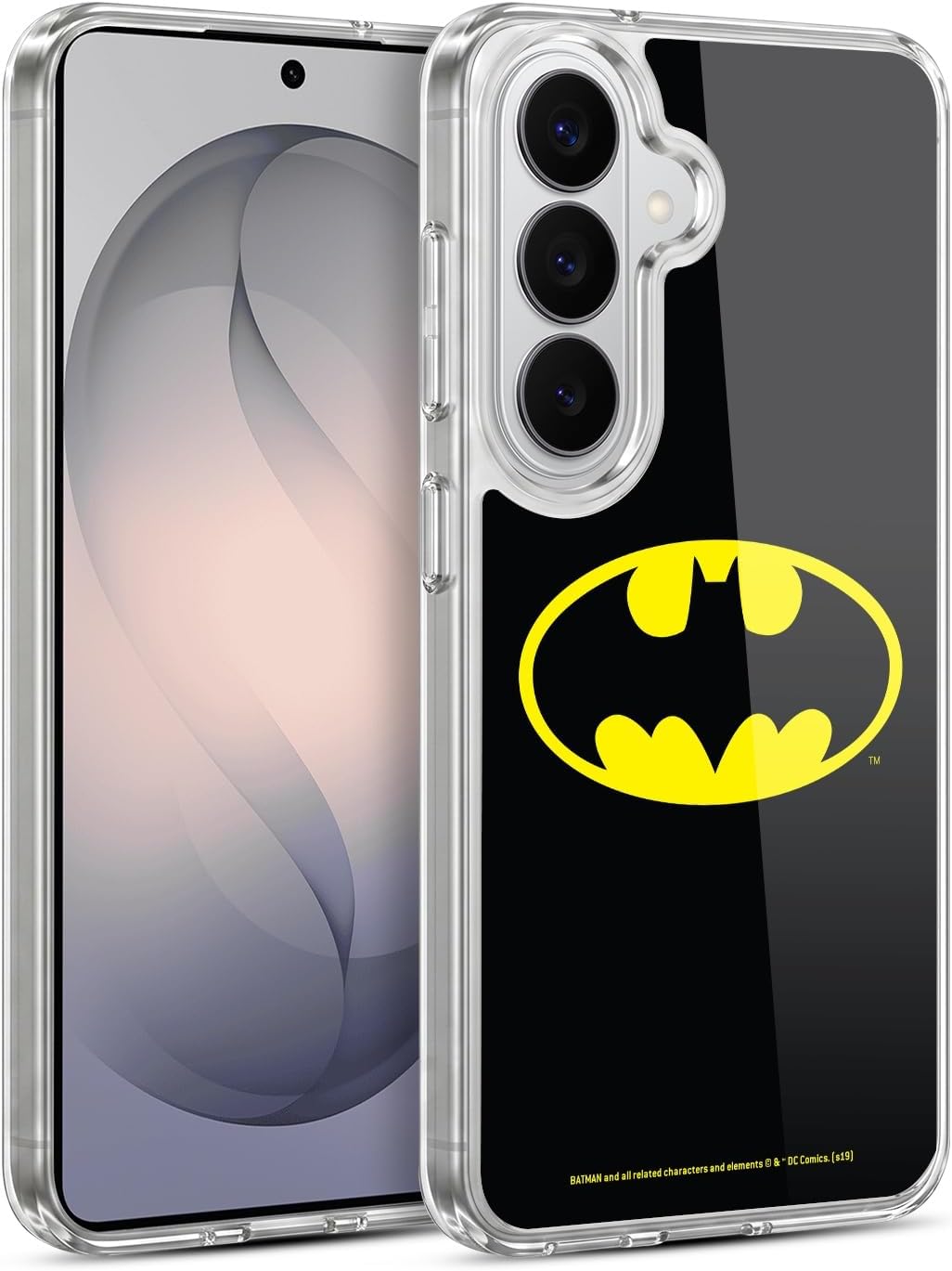Head Case Designs Officially Licensed Batman DC Comics Classic Logos Gel Case [Military Grade Protection] Compatible with Samsung Galaxy S26 and Compatible with MagSafe
