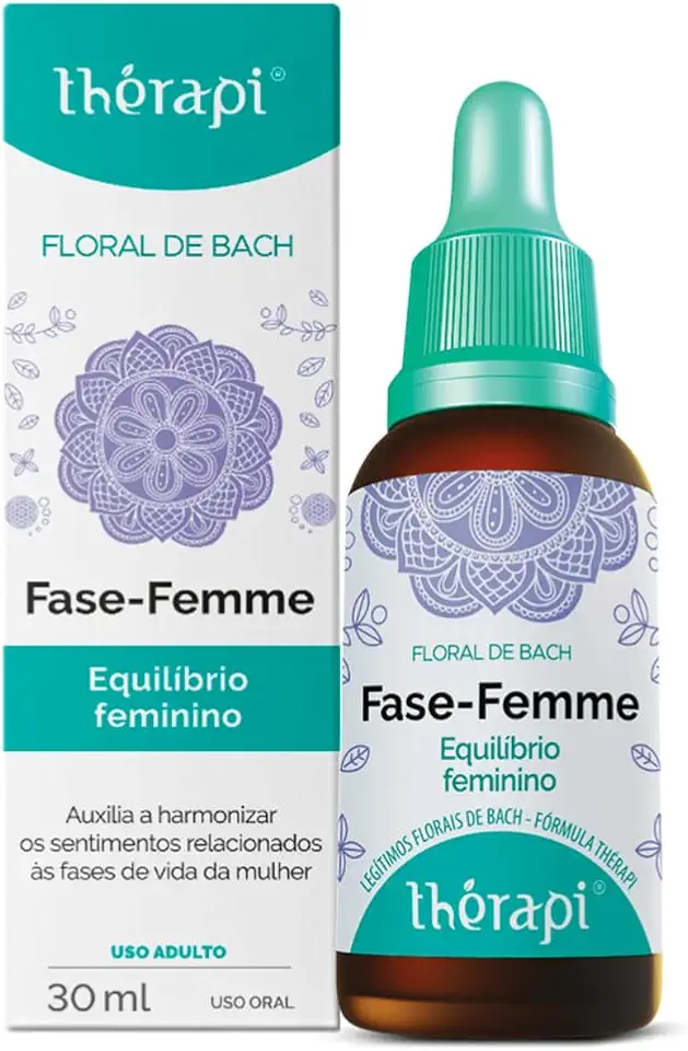 Thérapi, Floral de Bach, Fase Femme 30ml, 100% natural, Vegano, 30ml