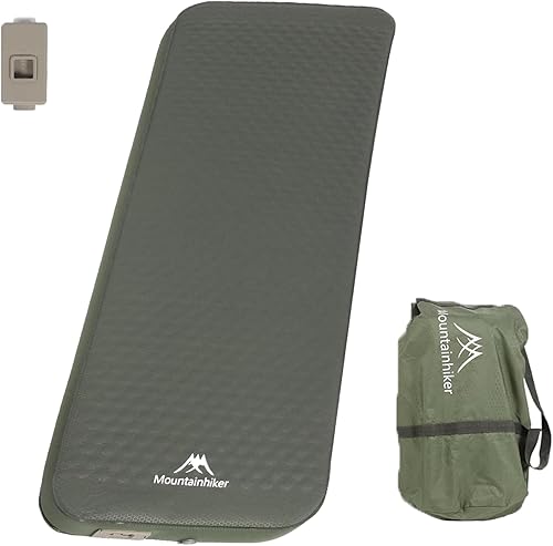 Colchoneta de dormir autoinflable con espuma y bomba eléctrica, innovadora estructura telescópica en forma de Y, colchón de campamento ultraportátil