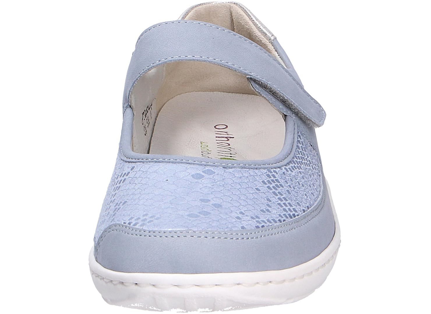 Waldläufer Henni-Soft Denver (cuir nubuck)/stretch crocus Sky Argento, largeur H 496H33-300-267 Bleu