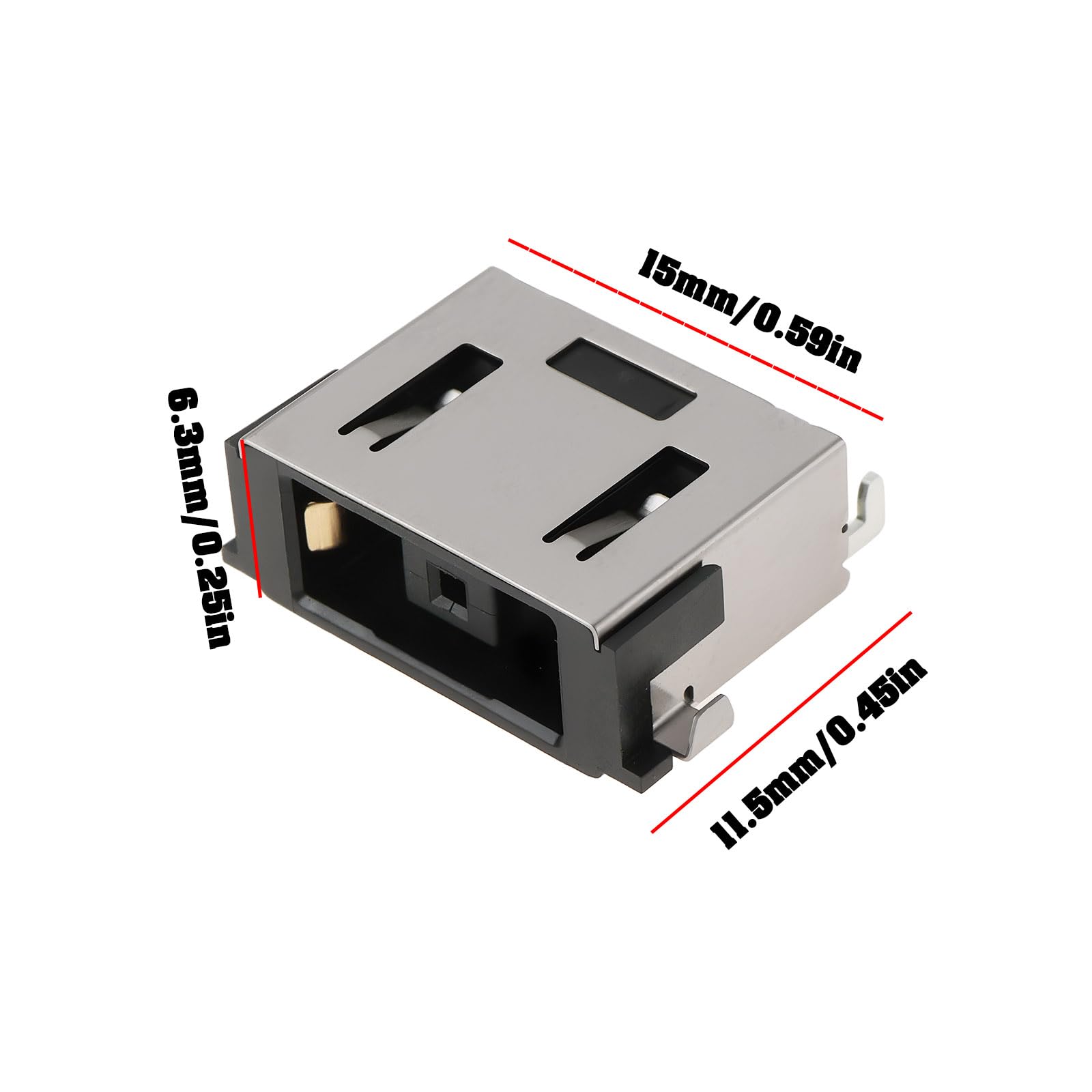 ECSiNG 2 Pezzi Di Jack Di Ricarica DC Compatibile Con Lenovo Legion 5-15IMH05H 5 15IMH05H