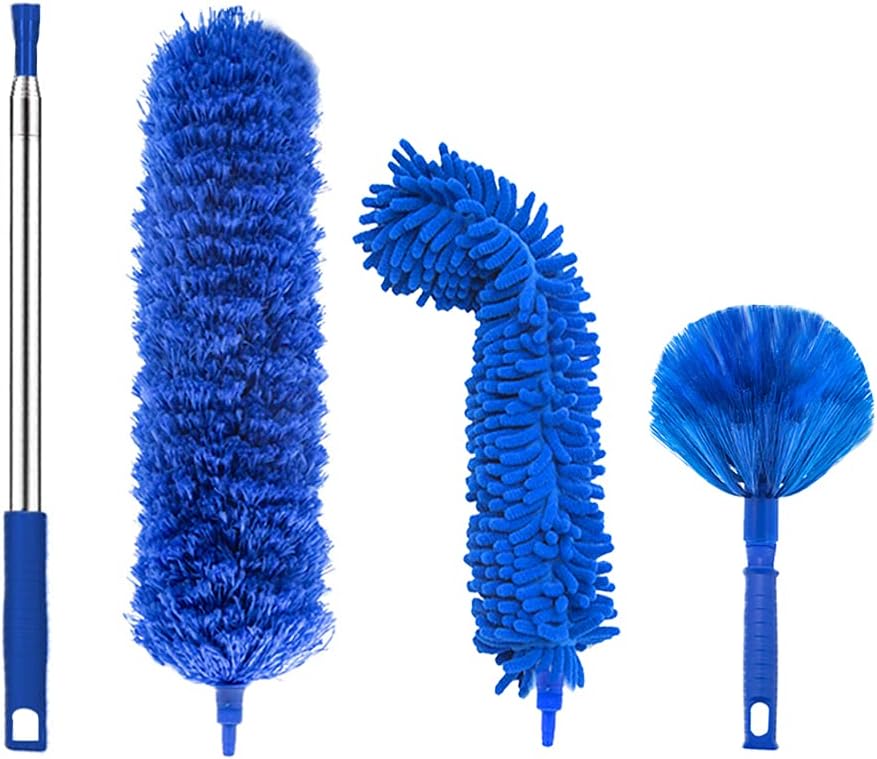 Microfiber Duster, Feather Duster with 100 Inch Telescoping