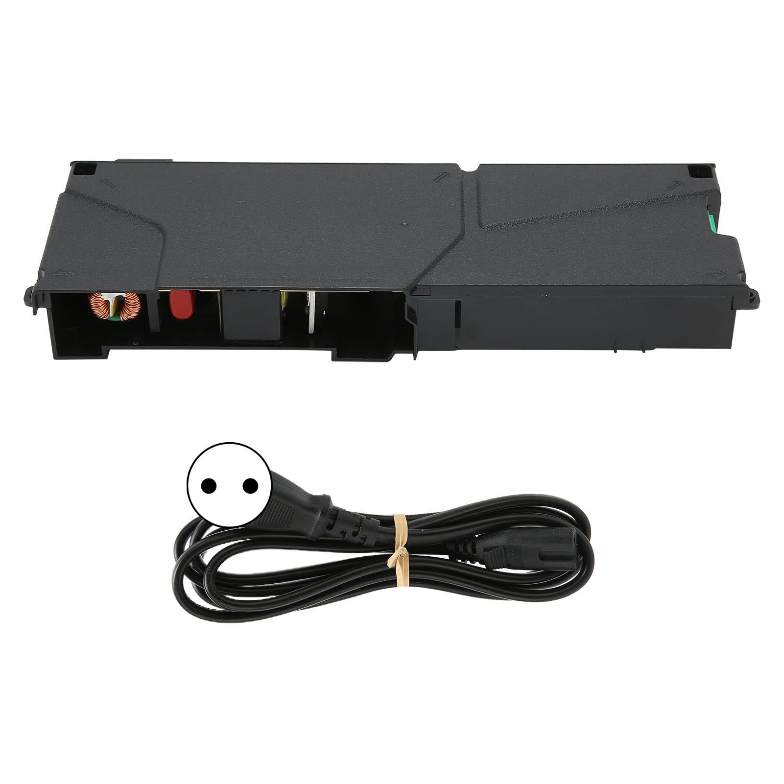 Zasilacz ADP‑240AR Zamienne źródło Zasilania dla PS4, 5-stykowy Zasilacz CUH‑1001A, łatwy w Instalacji(czarny)