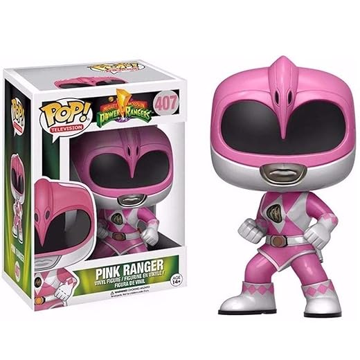 Funko 12577 - Power Rangers Ranger, Metallic Pink