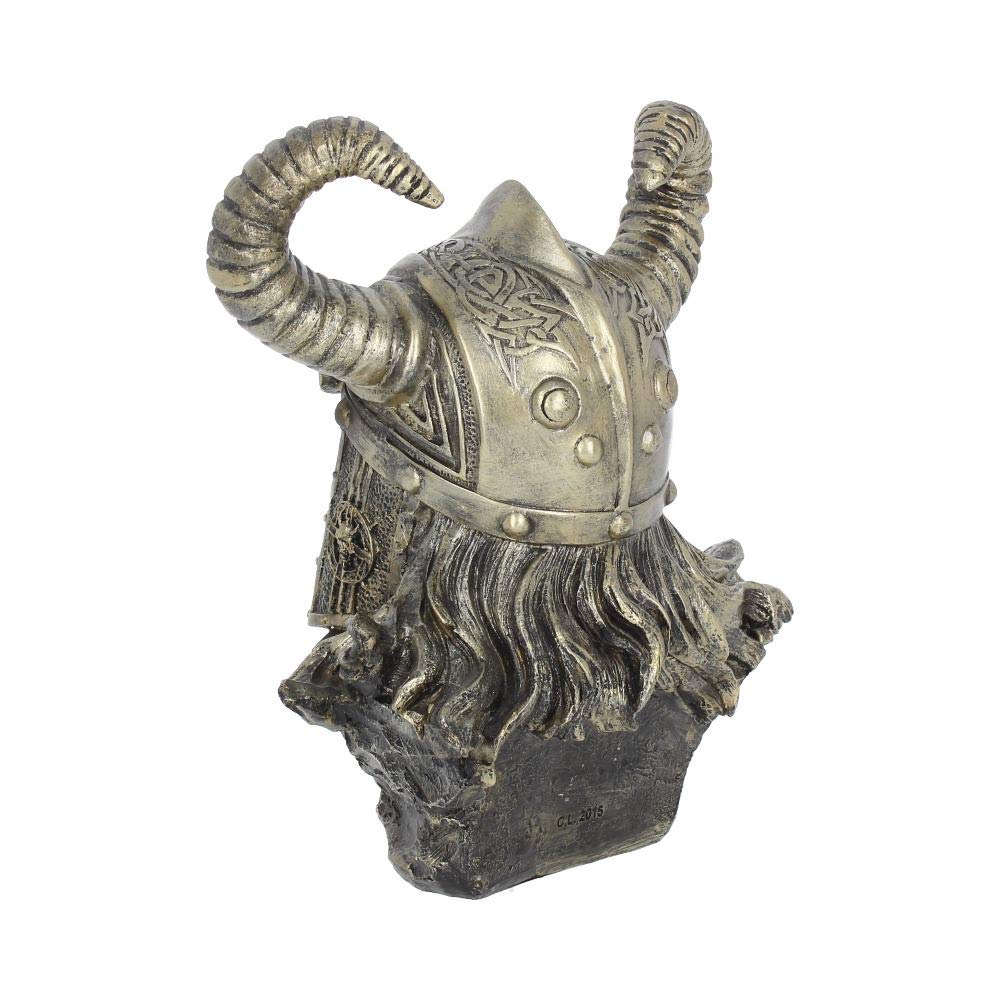 Nemesis Now Odin Bust Figurine 27cm Bronze, 18cm - Image 3