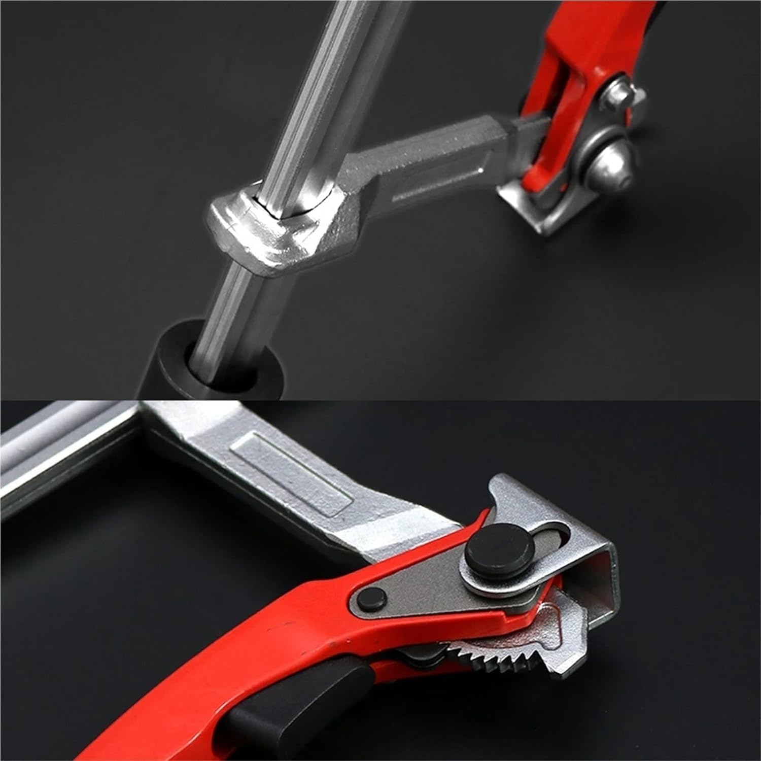 Quick-adjustable welding fixture with vertical worktable clamping clamp, suitable for 16mm/28mm doghole platforms