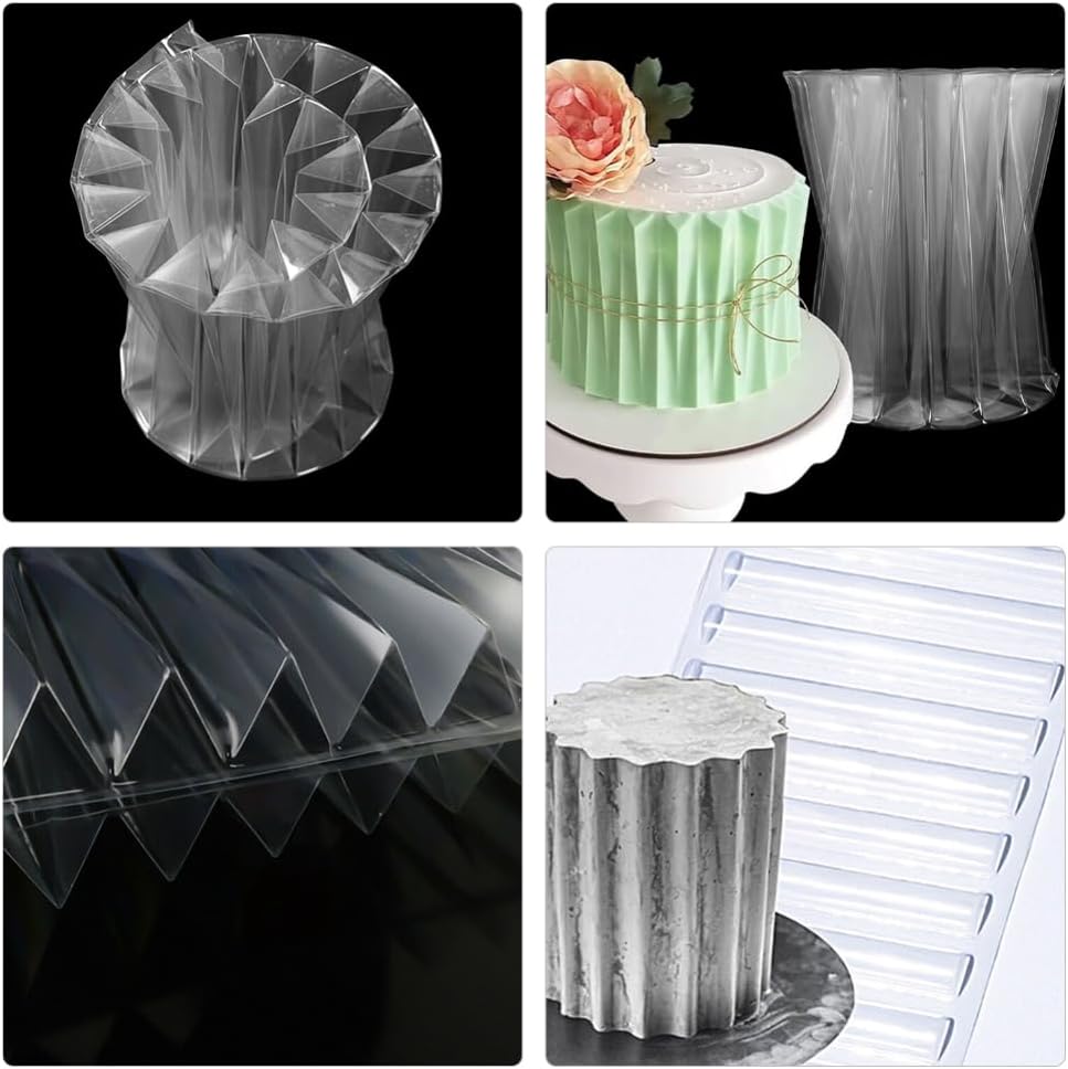 Fondant Mat Mold Plastic Cake Decorating Mold Chocolate Mousse Template Silicone Embossing Mat Sugar Edible Flower Vine Lace Cake
