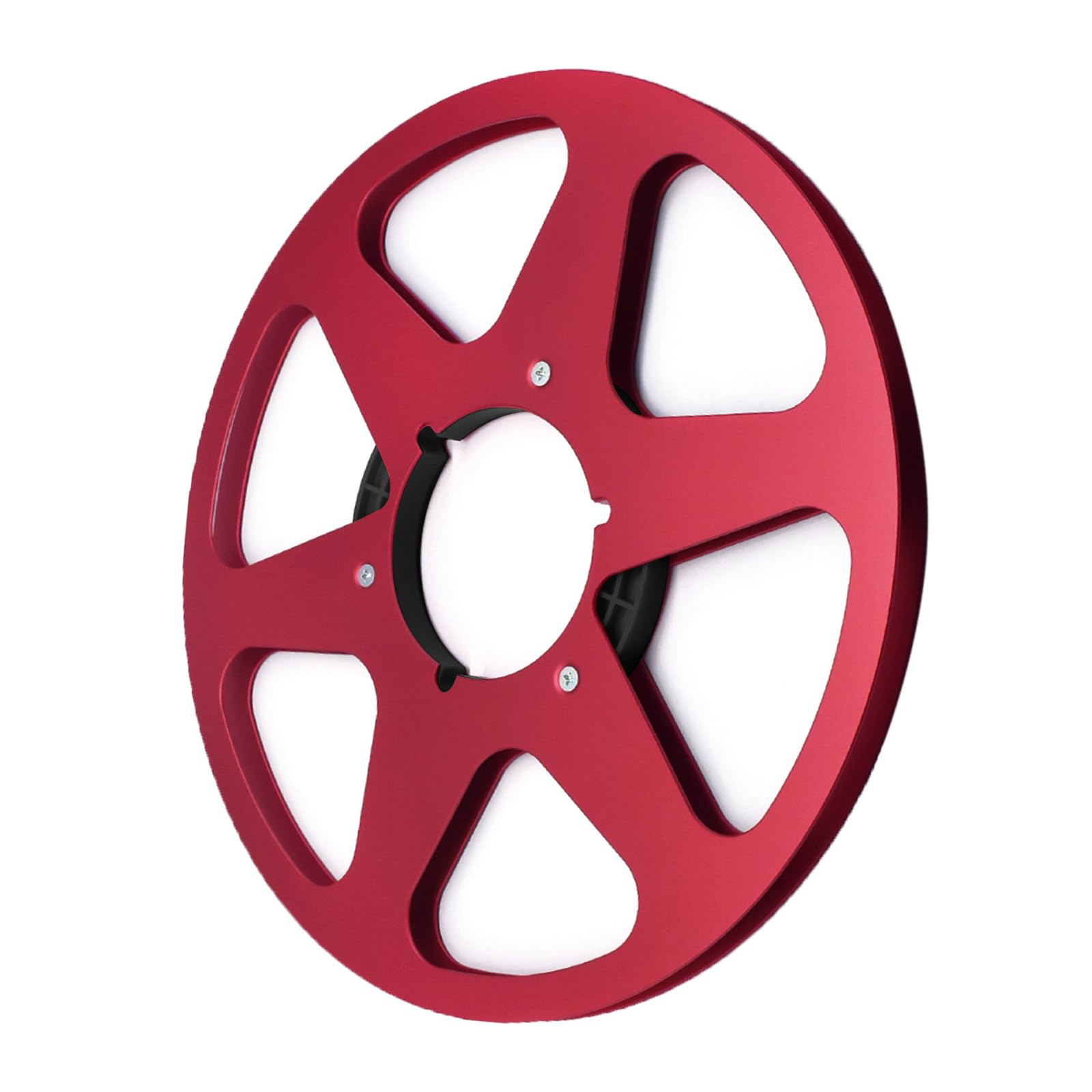 Netbiio R 6 Hole Aluminum Eel 10.5" Open Tape Empty Hub Disc Lightweight Metal Durable Aluminum Alloy Tape Eel