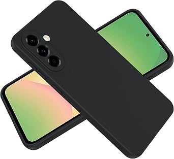 for Samsung Galaxy A36 Case,high qualit,Scratch Resistant,Anti-Skid-TPU Rubber Soft Skin Silicone Protective Case Cover-Black
