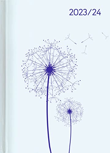 Campustimer Blowballs - A6 Semester Planner - Student Calendar 2023/2024 - Note Book - Weekly - Dandelion - Alpha Edition