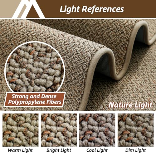 COSY HOMEER 17"x30" Non-Slip Kitchen Rug (Taupe) - image 8