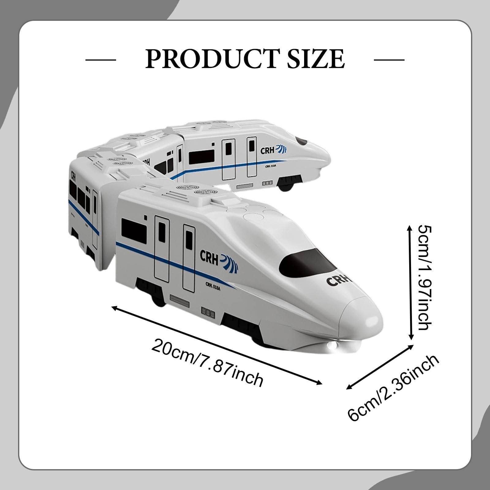 Jouet de train électrique – Simulation ferroviaire à grande vitesse librement assemblée, moteur de locomotive avec sons lumineux, ensemble de jeu éducatif interactif | Cadeau de Noël d'anniversaire de Jouet de train électrique – Simulation ferroviaire à grande vitesse librement assemblée, moteur de locomotive avec sons lumineux, ensemble de jeu éducatif interactif | Cadeau de Noël d'anniversaire de