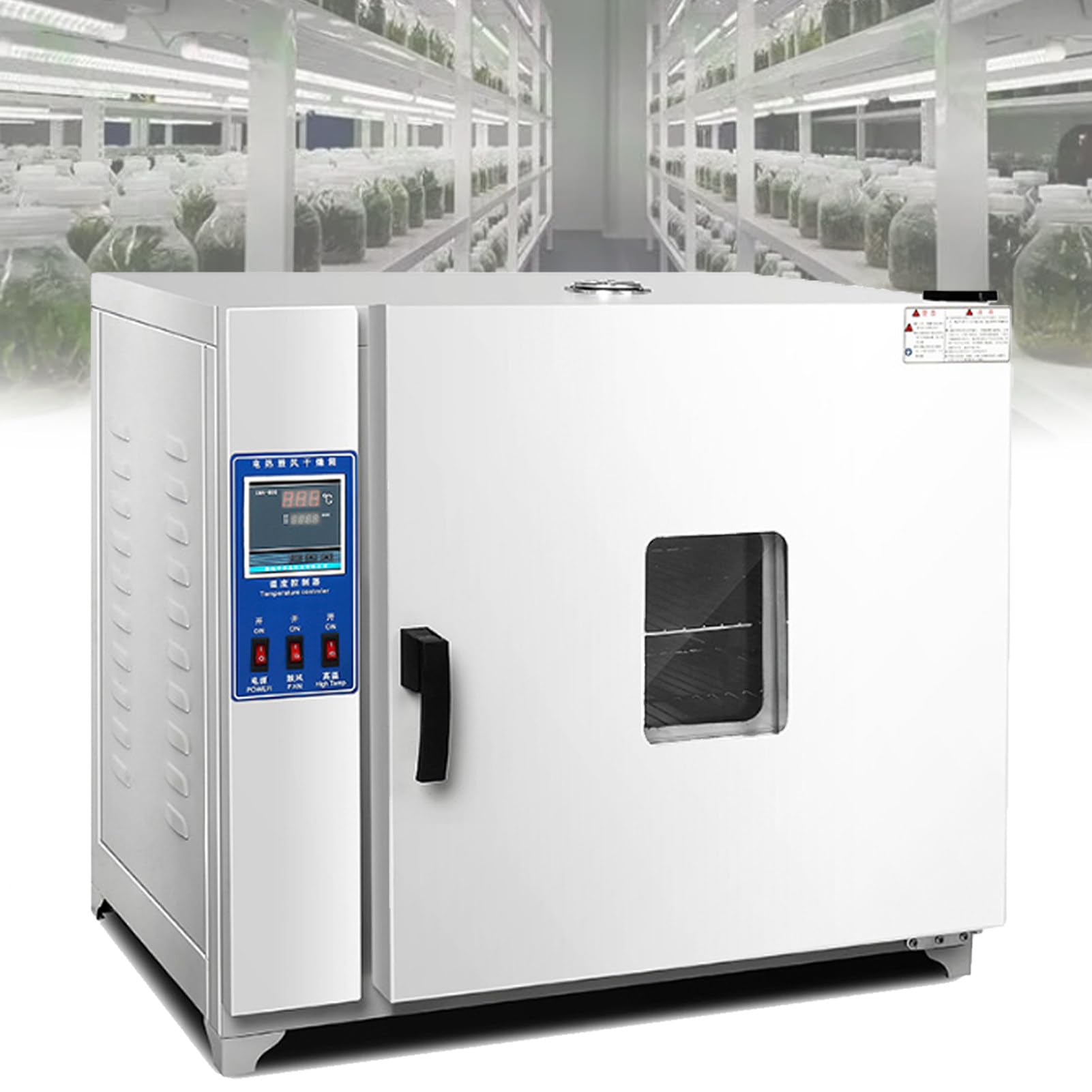 Trockenofen Laborofen, Schnelltrockenofen mit konstanter Temperatur für Labor/Industrie, 50~300℃, Labortrockenofen mit Umluft,16L