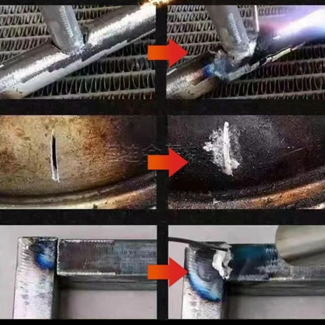 Welding Rods Low Temperature Aluminum Universal Easy Melt Sticks Metal Melt Solder Pipe Tools for Stainless Steel Iron, Beginner and Pro 80Pcs