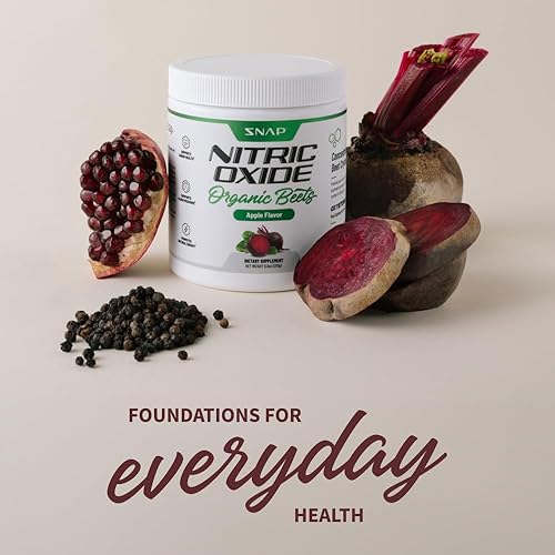 Miniatura 7 de Snap Supplements - Polvo de raíz de remolacha de óxido nítrico orgánico apoya la presión arterial la salud del corazón la energía natural