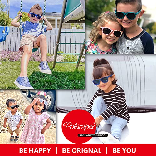 Polarspex PSX12 Girls Elastic Square Oversized Kids Polarized Sunglasses - Bpa Free thumb #5