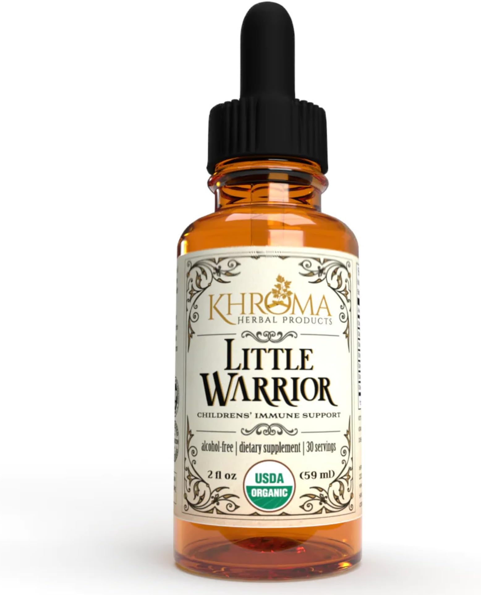 Little Warrior - Organic Children's Immunity Booster - 2 oz Delicious Liquid Supplement - by Khroma Herbs