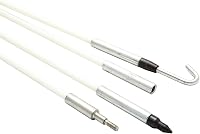 Southwire Fish Stick Glow in the Dark 8ft Fiberglass Wire Puller Rod - Easy Assembly, High Visibility for Walls, Ceilings, Floors