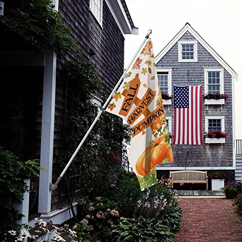 Bandera de otoño decorativa para exterior y pasillo de doble cara 5
