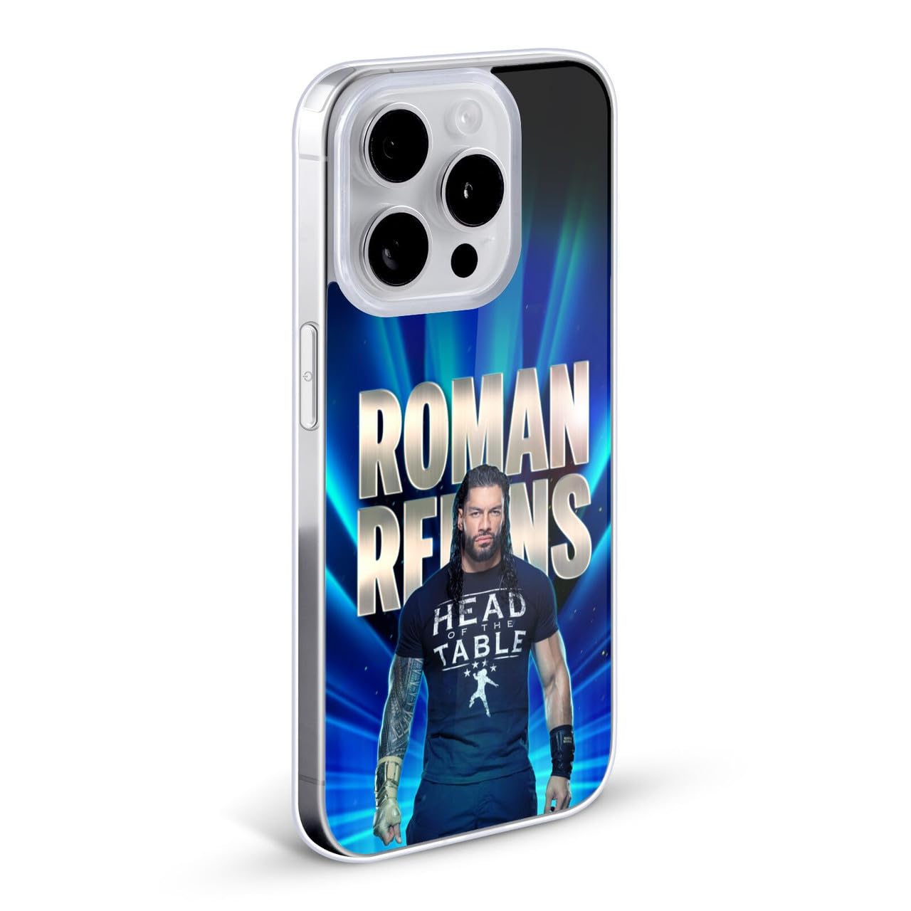 Head Case Designs Licenza Ufficiale WWE Roman Reigns 2 R. Reigns Grafiche Custodia in Gel [Protezione di Grado Militare] Compatibile con Apple iPhone 14