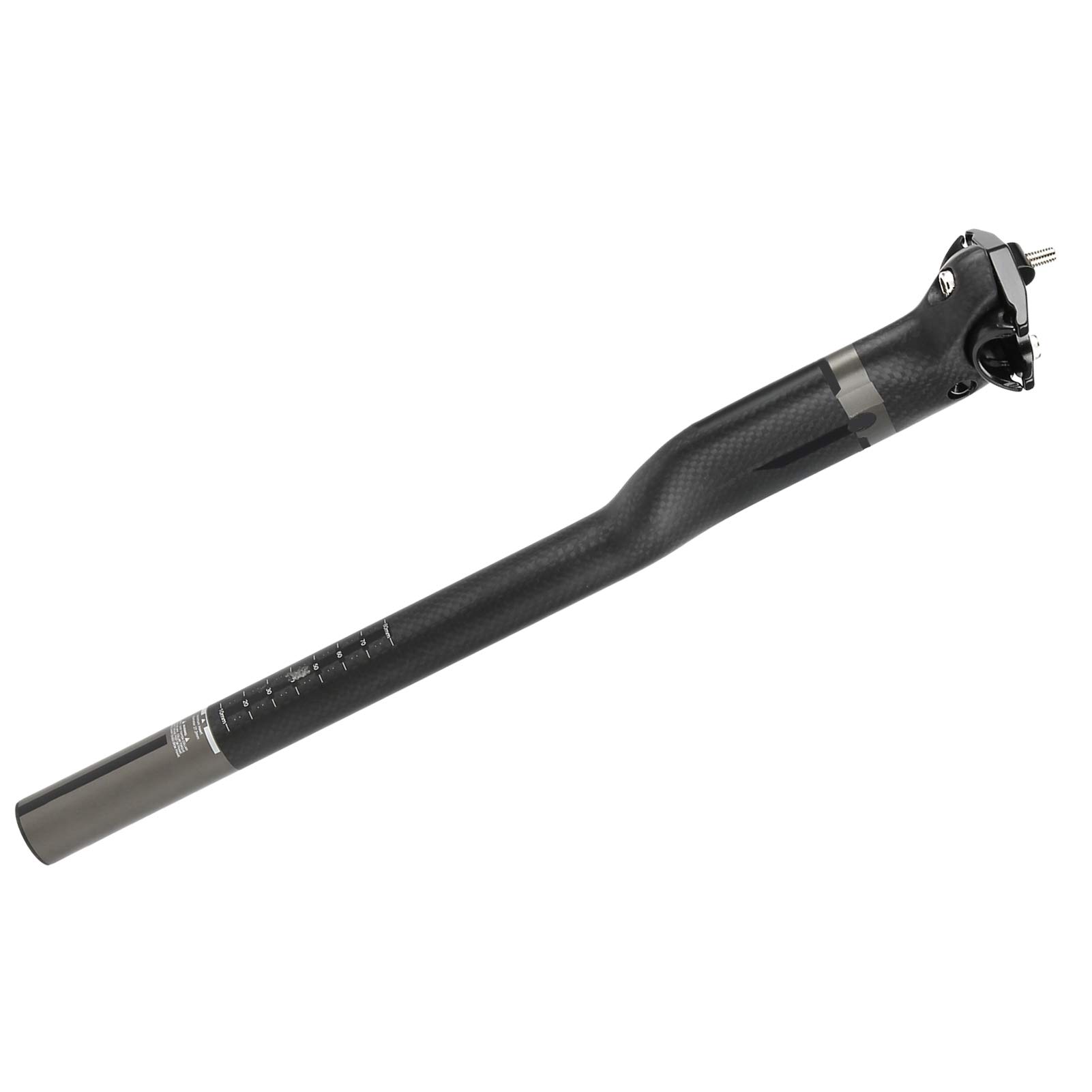 Sztyca rowerowa, włókno węglowe 27,2x400mm sztyca podsiodłowa do roweru do składania kolarstwa szosowego, górska łatwa w montażu i demontażu