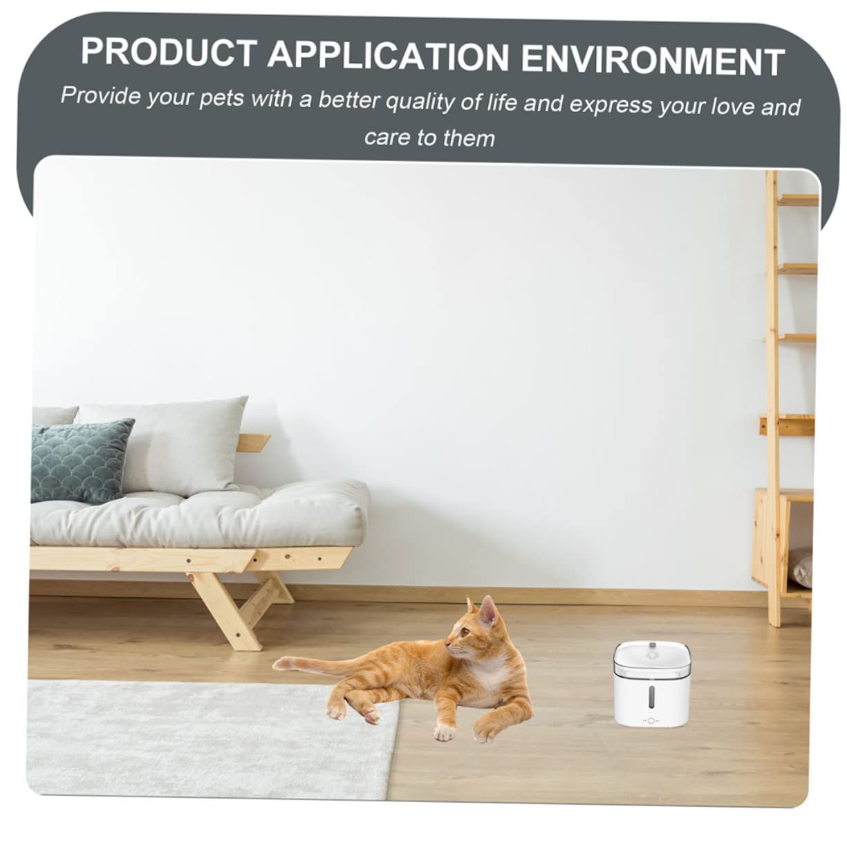 FOMIYES 3 Set - Filtri per Fontanelle per Gatti con Filtrazione Durevole Filtri di Ricambio in Cotone per Erogatori di Acqua per Animali Domestici Pezzi * 3