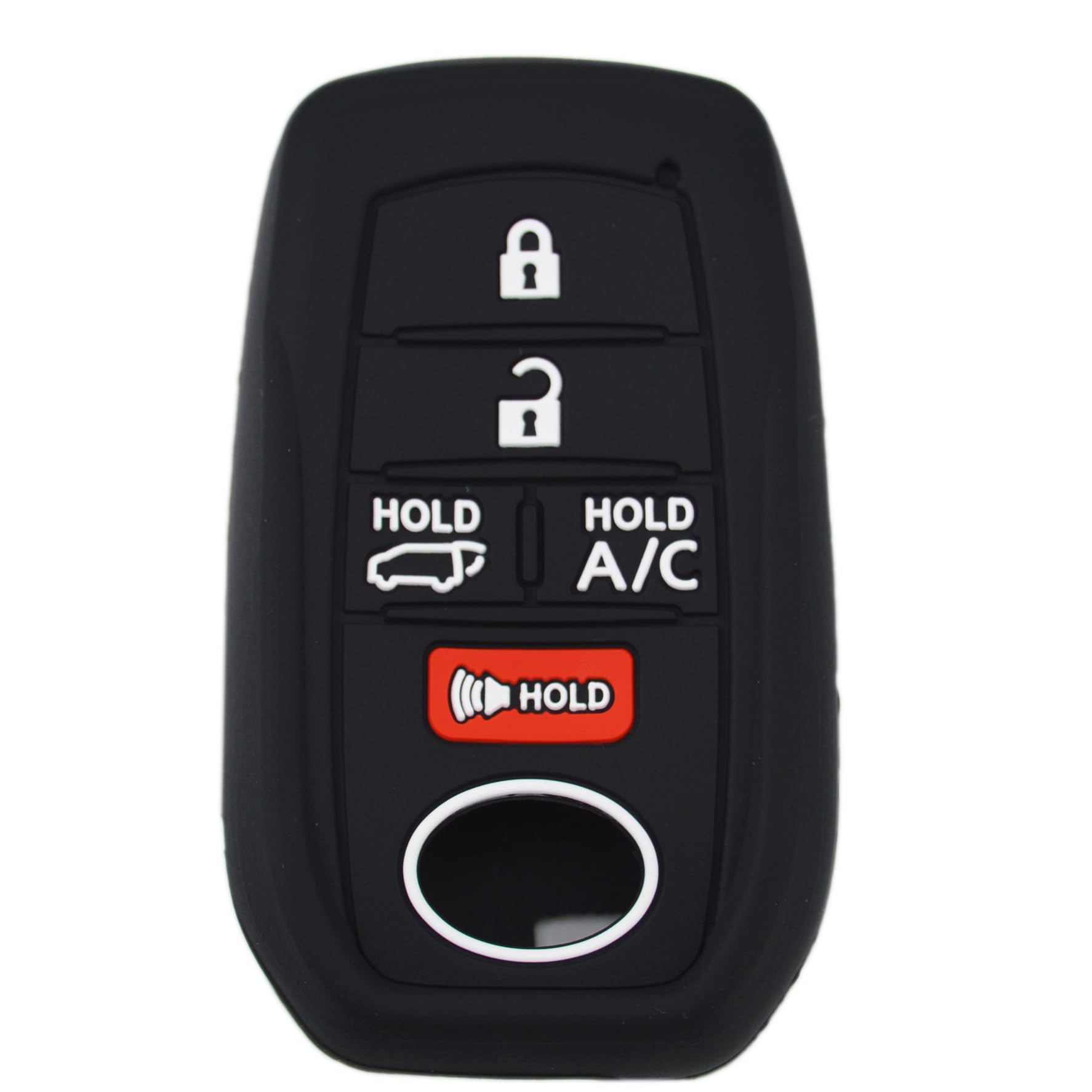 2-Pack Toyota Highlander Key Fob Shell Case - Replacement Housing For 2001-2007 Models (No Programming)