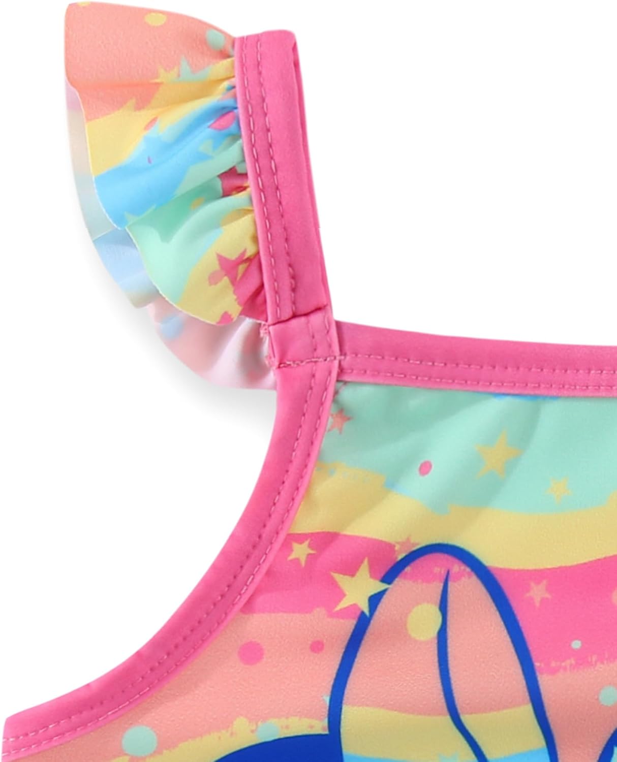 Disney Little Mermaid Minnie Mouse Girls UPF 50+ Bathing Suit Tankini and Bikini Bottom Swimsuit Set for Toddler and Big Kids - Image 4