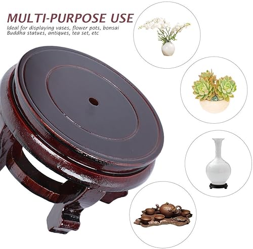 Miniatura 9 de Soporte para maceta con base para jarrón de pecera, soporte de adorno para plantas y artículos decorativos