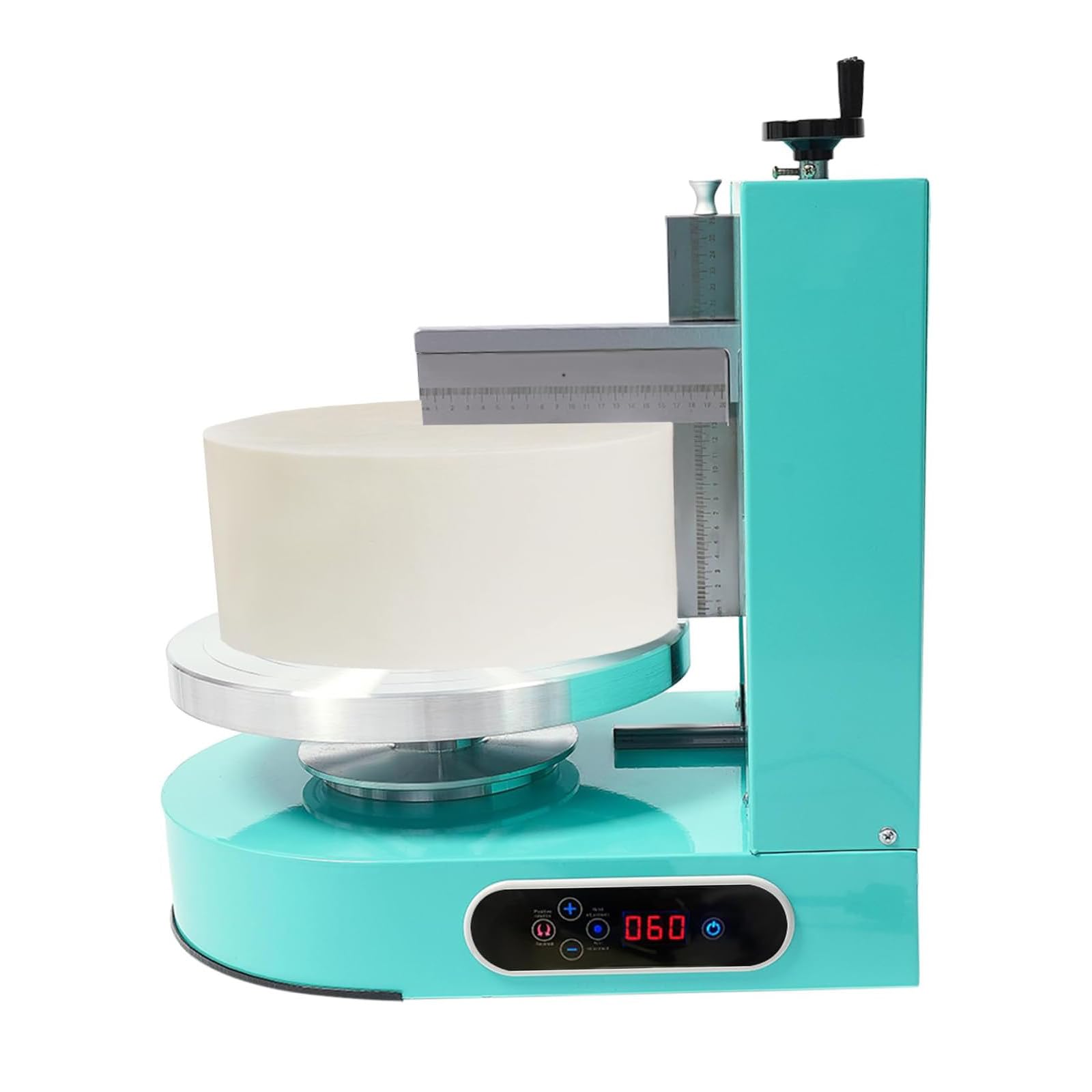 MáQuina Untadora De Crema Pastelera para Tartas De 4 A 12 Pulgadas, Alisadora EléCtrica De Tartas De CumpleañOs - FáCil De Usar, Untadora De Crema Pastelera Redonda,Green