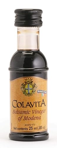 Miniatura 2 de Colavita Mini tamaños vinagre balsámico, paquete de 80 botellas de plástico (0.85 onzas cada uno)